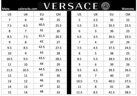 versace size guide underwear|versace size chart.